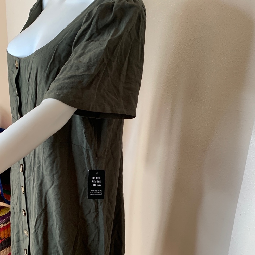 Express Button Down Dress - Picture 4 of 6